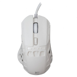 White Shark M&auml;ngurihiir Ector, ECTOR-W, 123mm, 75mm, 40mm, 65g, 7 nuppu, 1.8m, 7200-12400 DPI, USB 2.0, RGB valgustus