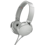 Sony Juhtmega k&otilde;rvaklapid MDRXB50APW.CE7, 180g, 102dB, 24&Omega;, 1.2m, 3.5mm, kaabli mikrofon, 30mm, 5-22000Hz, passiivne m&uuml;rasummutus