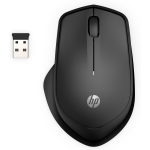 HP 280 juhtmeta vaikne hiir 19U64AA, 2,4 GHz, optiline, USB vastuv&otilde;tja, 1 ratas, must