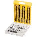 Pusle tera komplekt 10 tk., puidule, DT2290-QZ DEWALT