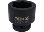 Yato l&ouml;&ouml;kmutter 1" YT-1198, 50 mm, 73 mm, CrMo SCM-440, kuusnurkne, l&uuml;hike, fosfaatkattega