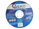 Geko Metalli l&otilde;ikeketas G00027, 125mm, 1,0mm, 22,23mm, alumiiniumoksiid, s&uuml;nteetiline vaigud, 12200rpm, klaaskiud tugevdamine