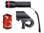 Vorel jalgratta valgusti komplekt 88422, 3W, 150lm, 10h, 100m, 7 režiimi, alumiinium, ABS, P.C.