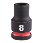 SHOCKWAVE&trade; IMPACT DUTY TRIECIENIZTURĪGAS UZGRIEŽŅU MUCIŅAS, 8 MM 3/8" IMPACT SOCKET STD - 1 PC, 4932480265 MILWAUKEE
