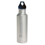Titāna ūdens pudele, 0,65 L, viegla un izturīga, R050201, VARGO
