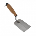 Zemes tērauda malas lāpstiņa 80mm, korķa rokturis, AW27491, AWTOOLS