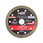Plāns turbo dimanta asmens 125x1.5x22.2mm, precīza grie&scaron;ana, piemērots keramikai un akmenim, AW45521BL, AWTOOLS