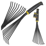 Dārza ventilatora grābeklis, John Gardener, G72045, 36 cm gar&scaron;, 13 cm darba platums, 9 elastīgas zobiņas