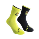 Sokid FOR YOUR MOUNTAIN Socks, LA SPORTIVA, 8020647252299, Materjal: Pol&uuml;amiid 100%, 80% Nailon, 20% Elastaan, Suurus: XXL, V&auml;rv: MUST NEON