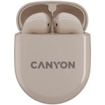 Juhtmevabad TWS k&otilde;rvaklapid Bluetooth &uuml;hendusega TWS-6 Beež CNS-TWS6BE CANYON