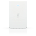 Seinale paigaldatav Wi Fi 6 p&auml;&auml;supunkt 4&times; GbE RJ45 1&times; PoE in + 1&times; PoE out kuni 5.3 Gb s kogul&auml;bilaskev&otilde;ime 300+ seadme tugi UniFi6 In Wall U6 IW Valge Ubiquiti