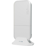 Mikrotik wAPG-5HaxD2HaxD marsruuter, 12 - 57 V, 2x2 MIMO, 2 protsessorituuma, 800 MHz, 256 MB sisem&auml;lu, 128 MB v&auml;lkm&auml;lu, Wi-Fi 6 (802.11ax), 2974 Mbit/s, 3 Gigabit Ethernet porti, 10/100/1000 Mbit/s, DC, PoE, CE, FCC, IC, EAC, ROHS, kahetasandiline ( ...