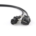 Gembird kabelis jauda EU 5m PC-186-VDE-5M, garums 5 m, ieejas spraudnis Schuko, izejas spraudnis C13, veidoti spraudņi