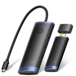 Vention 6-in-1 dokkija TPVBB, must, traadita HDMI, stabiilne signaal 50m, 5Gbps
