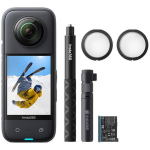 Insta360 X3 Creator Kit CINSAAVK, 5.7K, 72MP, 1800mAh, IPX8, 4 mikrofoni, 6-teljelise g&uuml;roskoop, 90min laadimine