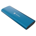 Natec SSD korpus NKZ-2473, 10 Gbit/s, 1xM.2, USB-C 3.2 Gen 2, sinine, UASP tugi, TRIM tugi