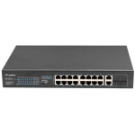 Lanberg L&uuml;liti RSFE-16P-2C-250, 16x100MB, 2xCombo, 250W, haldamatu, Gigabit Ethernet, IP20, 1U
