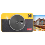 Kodak Mini Shot 2 kaamera ja printer C210RY, 280g, kollane, automaatne fookus, sisseehitatud v&auml;lk, aku, 20 fotot, 1.5h laadimine