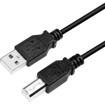 Logilink CU0007B USB 2.0 kaabel, USB-A (isane) USB-B (isane), 2m, 480Mbps, 30AWG, varjestatud