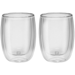 ZWILLING Sorrento 39500-077-0 kohviklaas, 2x200ml, 100mm, 7,3cm, klaas, l&auml;bipaistev, topeltsein