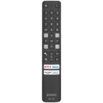Savio RC-15 universaalne TCL SMART TV kaugjuhtimispult, IR traadita, 10m, 55g, must