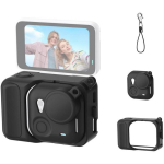 Puluz PU1061B silikoonist kaitsekarp Insta360 Go Ultra, must, 7.95x3.68x5.4cm, pael