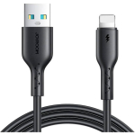 Cable Flash Charge USB to Lightning Joyroom SA26-AL3/ 3A / 1m (black)