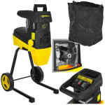 Silent Electric Garden Shredder with Collection Bag 45mm - 50L