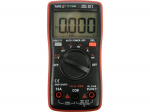 Yato Digitaalne multimeeter YT-73096, 0-750V AC, 0-1000V DC, 0-10A AC, 0-10A DC, 0-60M&Omega;, 0-9.999mF, 0-9.999MHz, 1-99%, 0-50&Omega;