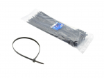 Vastupidavad nailonist kaablisidemed UV-filtriga 80&times;2,5 mm must &ndash; 100 tk G17100 GEKO