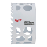 HOLE DOZER&trade; KARBĪDA GREDZENZĀĢI, TCT HOLE DOZER HOLESAW 83 MM - 1 PC, 49560736 MILWAUKEE