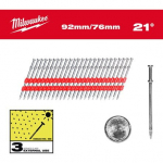 21&deg; DUPLEX NAGLAS, DUPLEX NAILS 21&deg; ROUND HEAD 92 MM / 76 MM - 2000 PC, 4932498156 MILWAUKEE