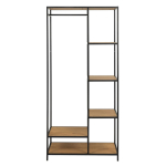 Drēbju plaukts SAFORD 77x45xX165km, savvaļas ozols AC94352 Allit