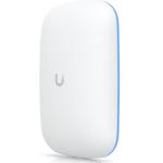 Wi Fi 6 p&auml;&auml;supunkt juhtmevaba laiendaja 802.11ax 6 ruumilist voogu kuni ~5.3 Gb s katvus 115 m&sup2; 300+ seadet seinale paigaldatav AC toitepistikuga U6 Extender Valge Ubiquiti