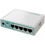 Mikrotik hEX refresh ruuter E50UG 5x 10/100/1000M porti, 1x USB 2.0, 1x PoE, 512MB m&auml;lu