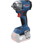 Bosch GDS 18V-350 Professional 06019M5020 18 V juhtmevaba professionaalne l&ouml;&ouml;giv&otilde;ti harjadeta mootor 3 p&ouml;&ouml;rdemomendi taset kuni 350 Nm 1/2&Prime; ruutv&otilde;ti kompaktne pea ~131 mm LED-valgus ilma akude ja laadijata Sinine/Must