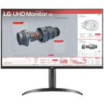 LG LCD monitor 32BR55UK-B 31.5" 4K Ultra HD, 2 HDMI, 1 DP, 2 USB, 2 k&otilde;larit, 10 W, 178&deg; vaatamisnurk, F energiat&otilde;husus
