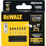 Dewalt Triecienskrūvgriezis DT70823-QZ 57mm, 7 tk, PZ1, PZ2 x2, T15, T20, T25, T30, P&ouml;&ouml;rdemoment, T&auml;pselt t&ouml;&ouml;deldud ots