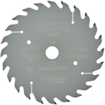 Dewalt Ringsaagiteras DT4026-QZ 165 mm, 20 mm, 24T, ATB, 2.6 mm, 1.8 mm, 25 kraadi, 1 tk
