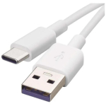 Emos Laadimis- ja andmekabel SM7026, 1,5 m, valge, USB 2.0, A pistik - C pistik, 22,5 W, 5 A, 480 Mbit/s