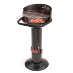 Barbecook Loewy 45 s&ouml;egrill &otilde;ues toidu valmistamiseks 43cm QuickStart QuickStop 43x43x97cm BC-CHA-1007 must