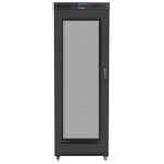 Lanberg Rack Kapp 19'' FF01-8027-23BL, 800x1000mm, 27U, 800kg, LCD ekraan, 4 ventilaatorit, 4 vertikaalset riba
