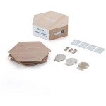Nanoleaf | Elements Wood Look Hexagons Expansion Pack (3 panels) | Cool White + Warm White