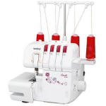Brother &Otilde;mblusmasin M343D, 75W, 7.2kg, valge, 8 &otilde;mblust&uuml;&uuml;pi, 4mm &otilde;mbluse pikkus, 7mm &otilde;mbluse laius, 1300 p/min, vabak&auml;si