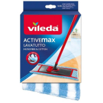 Vileda Flat Mop Refill 141001, 420mm, 150mm, Mikrokiud, &uuml;hilduv Active Max Mopiga, pestav