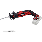 Einhell m&otilde;&otilde;ksaag TE-AP 18/13 Li - Solo, 4326315, 18V, 13mm, 3000spm, 80mm, 6mm, ergonoomiline k&auml;epide, LED valgus