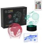 Manta SNL118RGB LED lamp Light decoration Kosmos RGB 3D