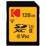 Kodak SDXC 128GB UHS-II U3 V90 Ultra Pro