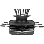 Gastroback Raclette Fond&uuml;&uuml; komplekt 42567, 1200 W, 550 W, 8 pannid, 1,15 l, 1,1 m juhe, keraamiline kate