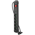 Lanberg pikendus SP1-05E-0500-BK, 5m, 5x230V, 10A, 2500W, &uuml;lepinge kaitse, laste kaitse, l&uuml;liti